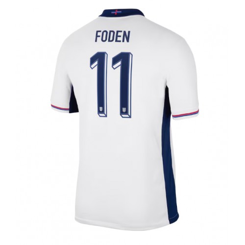 Engleska Phil Foden #11 Domaci Dres EP 2024 Kratak Rukav